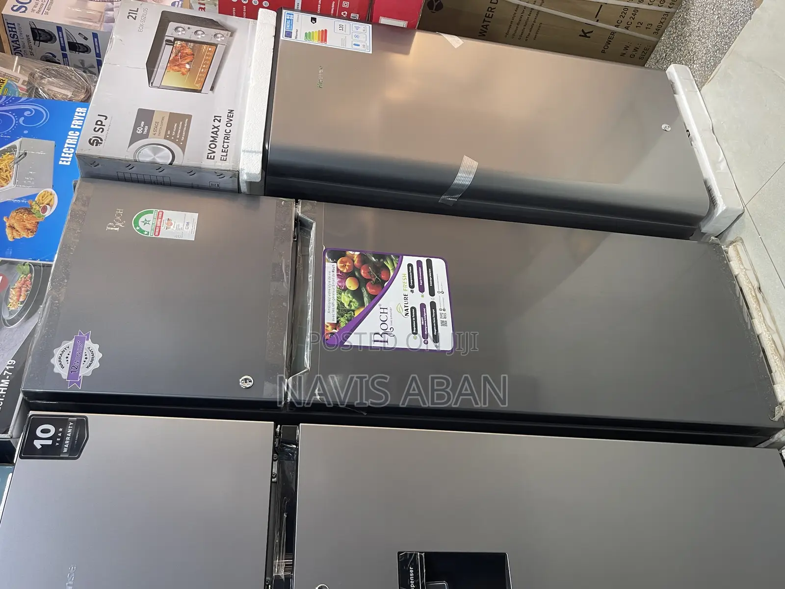 Roch 210litres Double Door Fridge