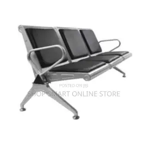 Executive Leather Waiting Chair 3 Seater