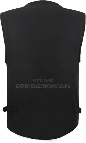 Men's Outdoor Sleeveless Jacket Vest With Many Pockets v-Neck Vest