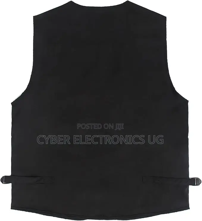Men's Outdoor Sleeveless Jacket Vest With Many Pockets v-Neck Vest