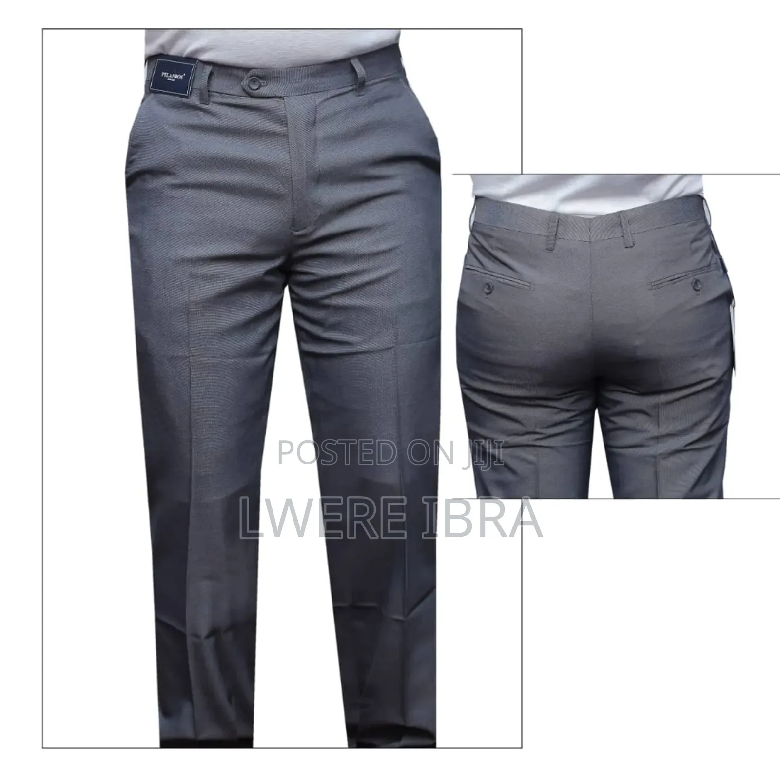 Black Gentle Trousers for Men