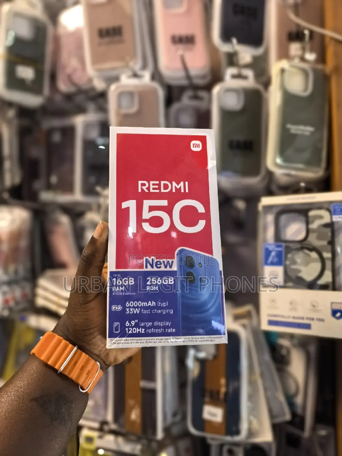 New Xiaomi Redmi 15C 4G 256 GB Black
