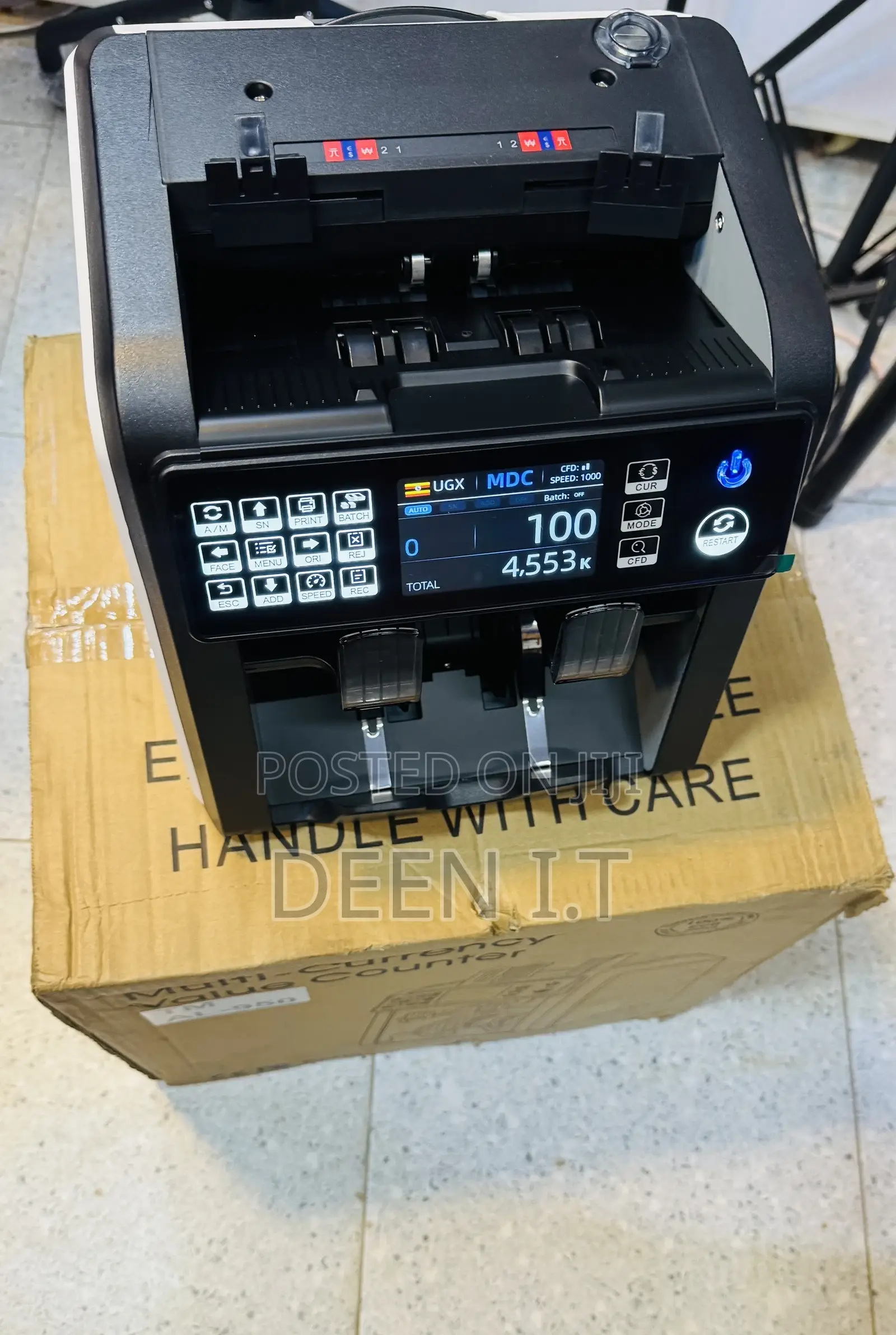Money Counter Al-950crony Multi Currency Mix Value Money Sorter Cash