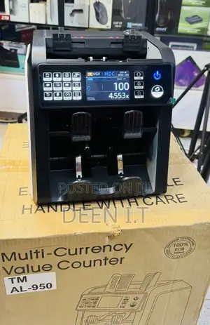 Money Counter Al-950crony Multi Currency Mix Value Money Sorter Cash