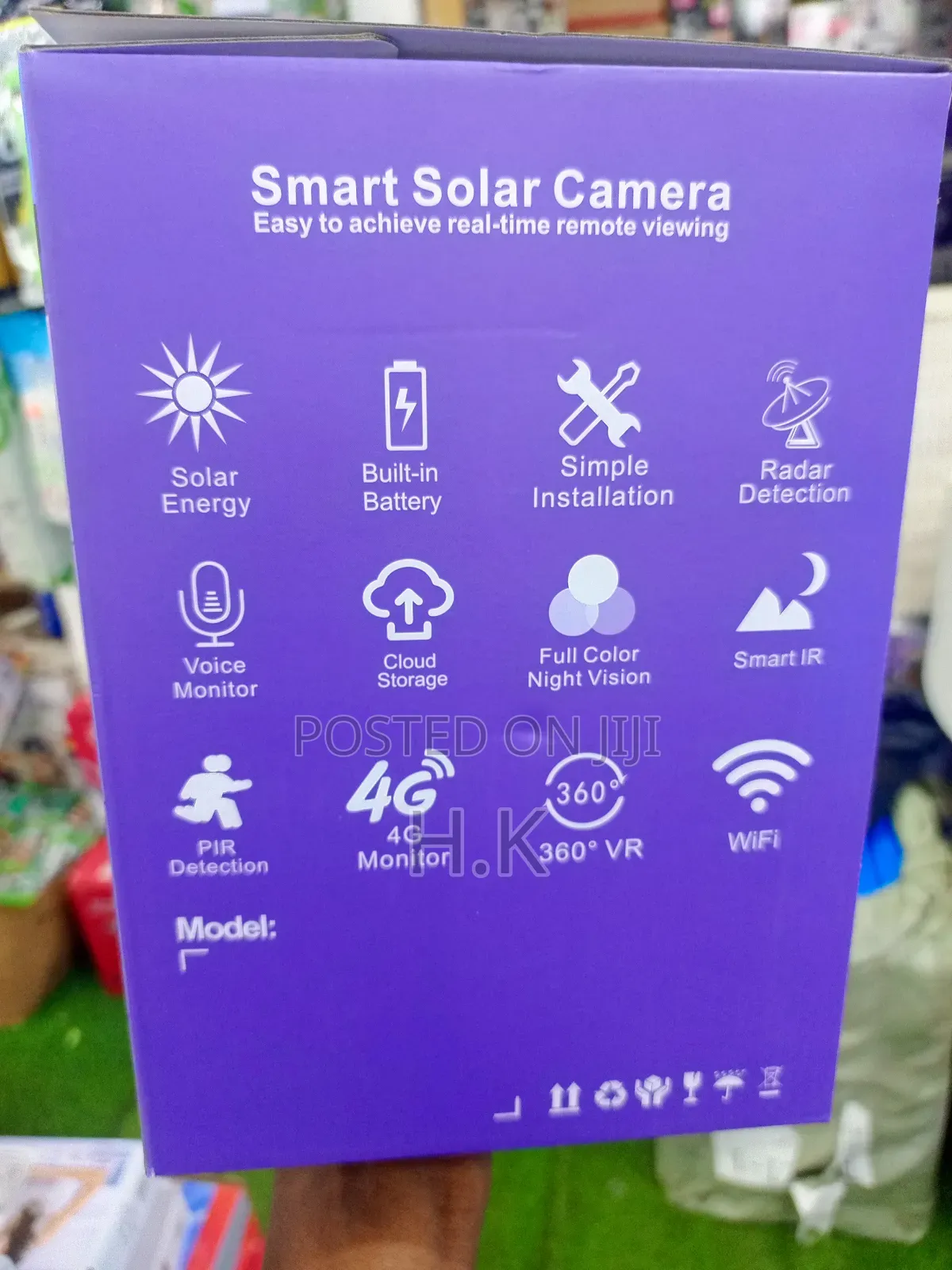 Solar Smart Alarm Hd PTZ Security Camera.