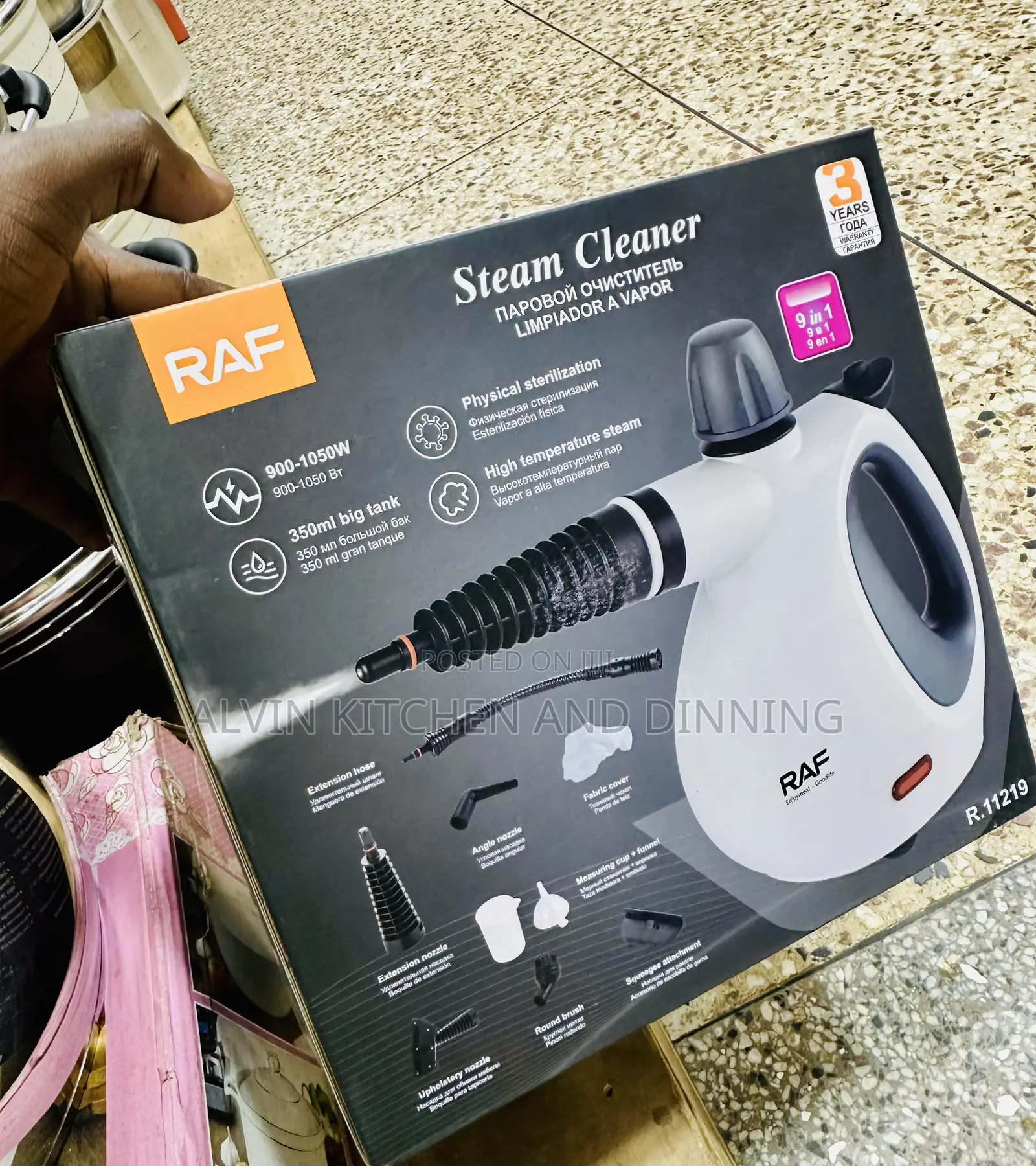 Steam Cleaner With 7 Heads