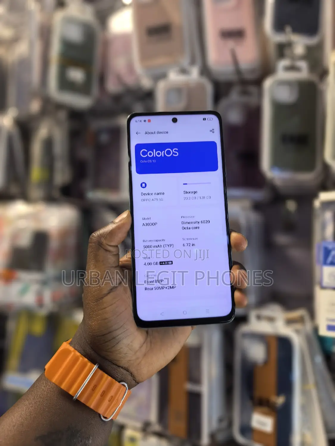New Oppo A79 5G 128 GB Black