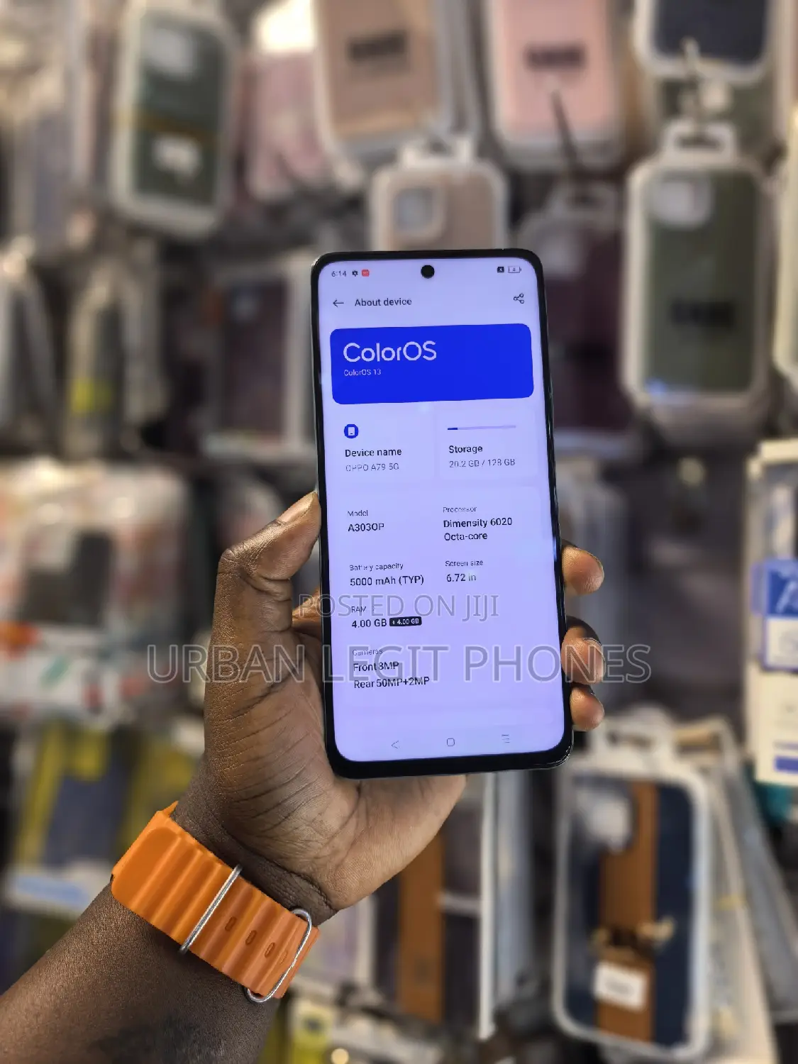 New Oppo A79 5G 128 GB Green