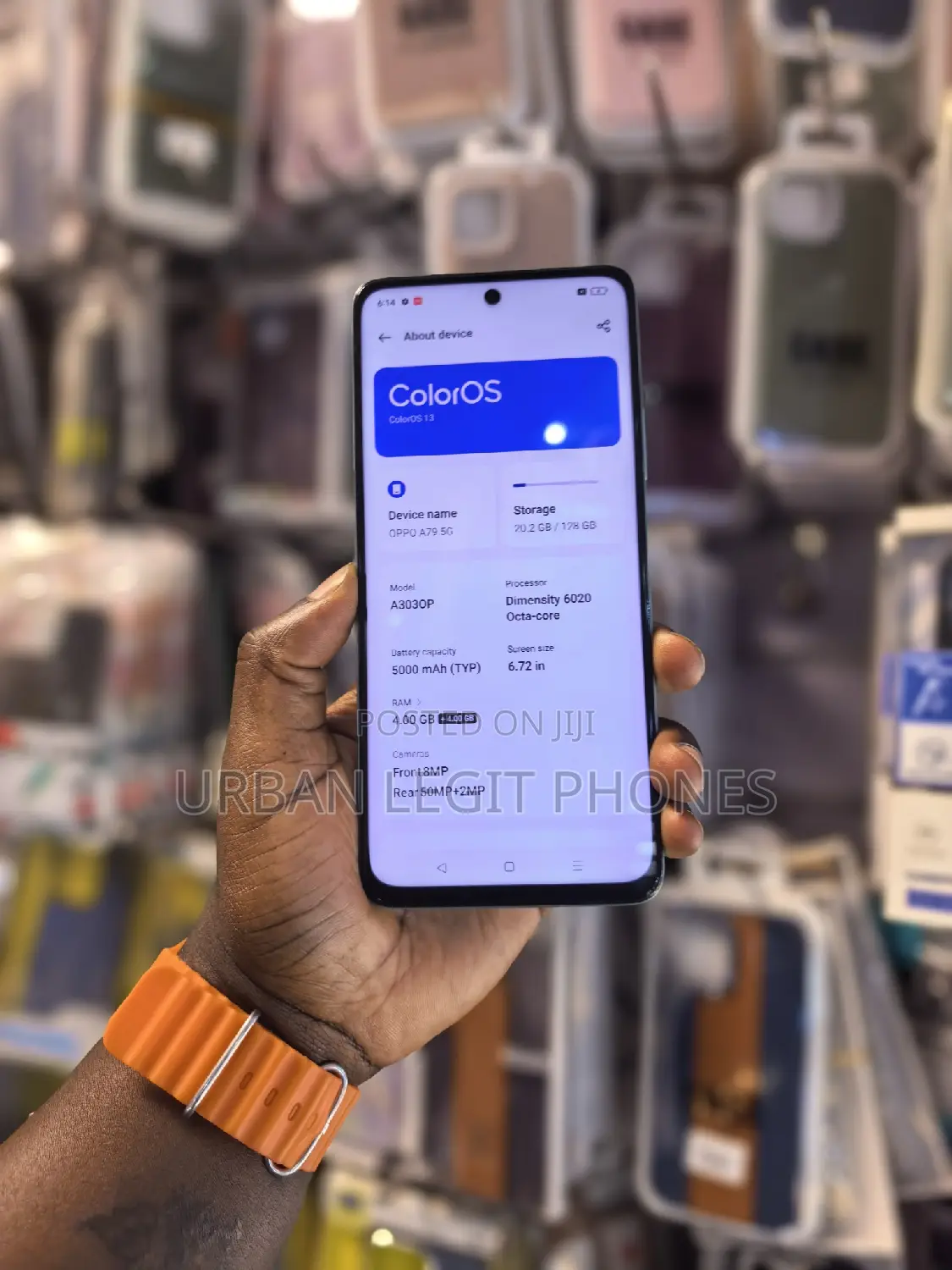 New Oppo A79 5G 128 GB Green