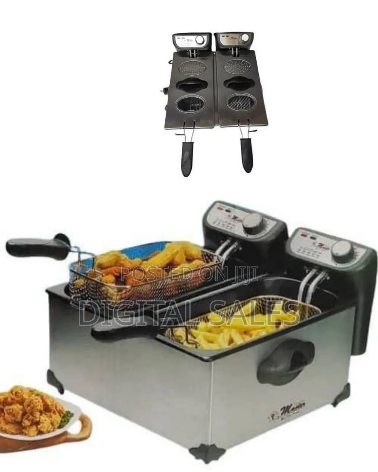 Electro Master Dual Tank Electric Commercial Deep Fryer