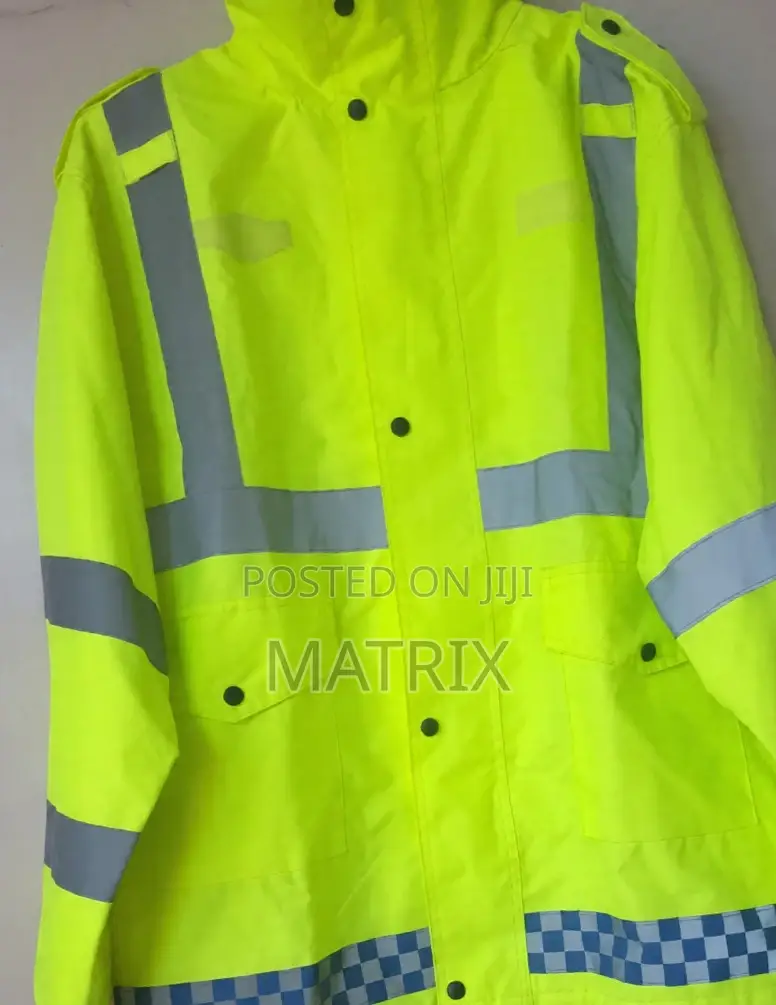 Rain Coats With Reflective Strips