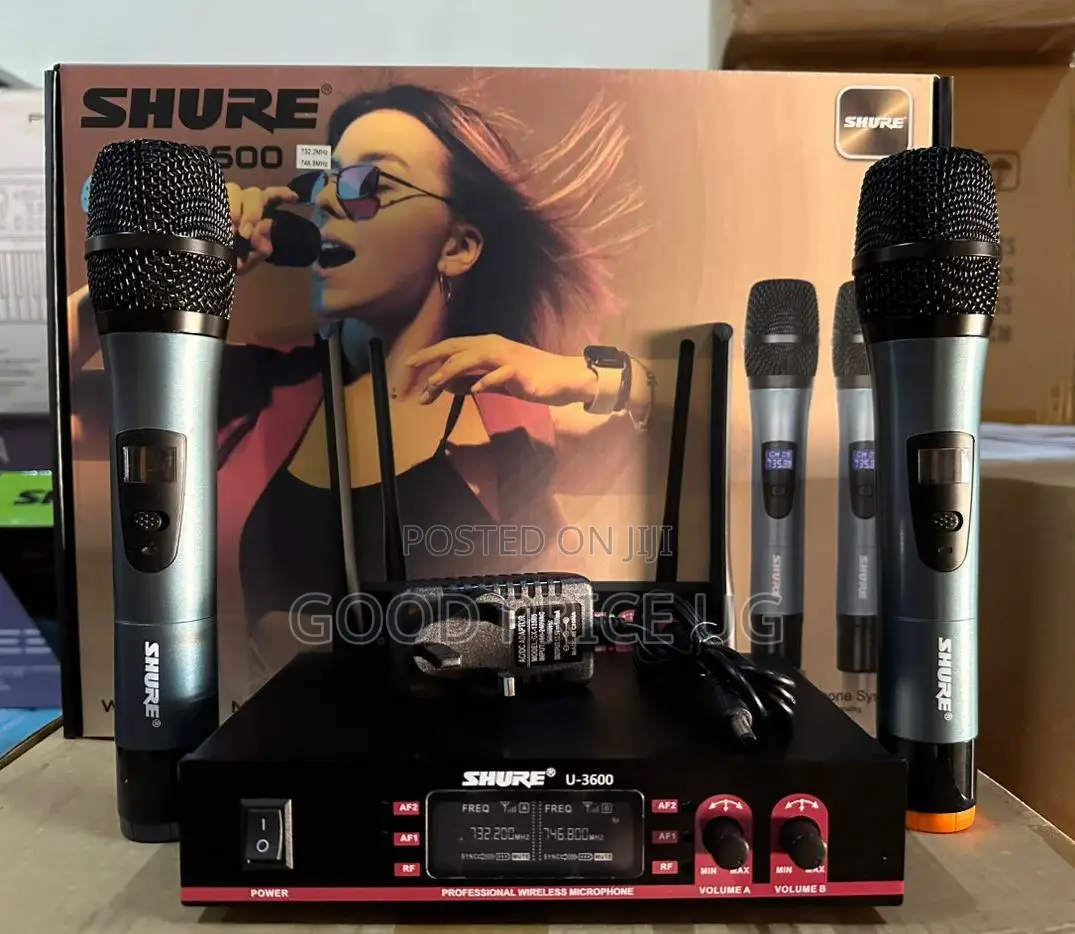 Shure U-3600 Professional Wireless Microphone System
