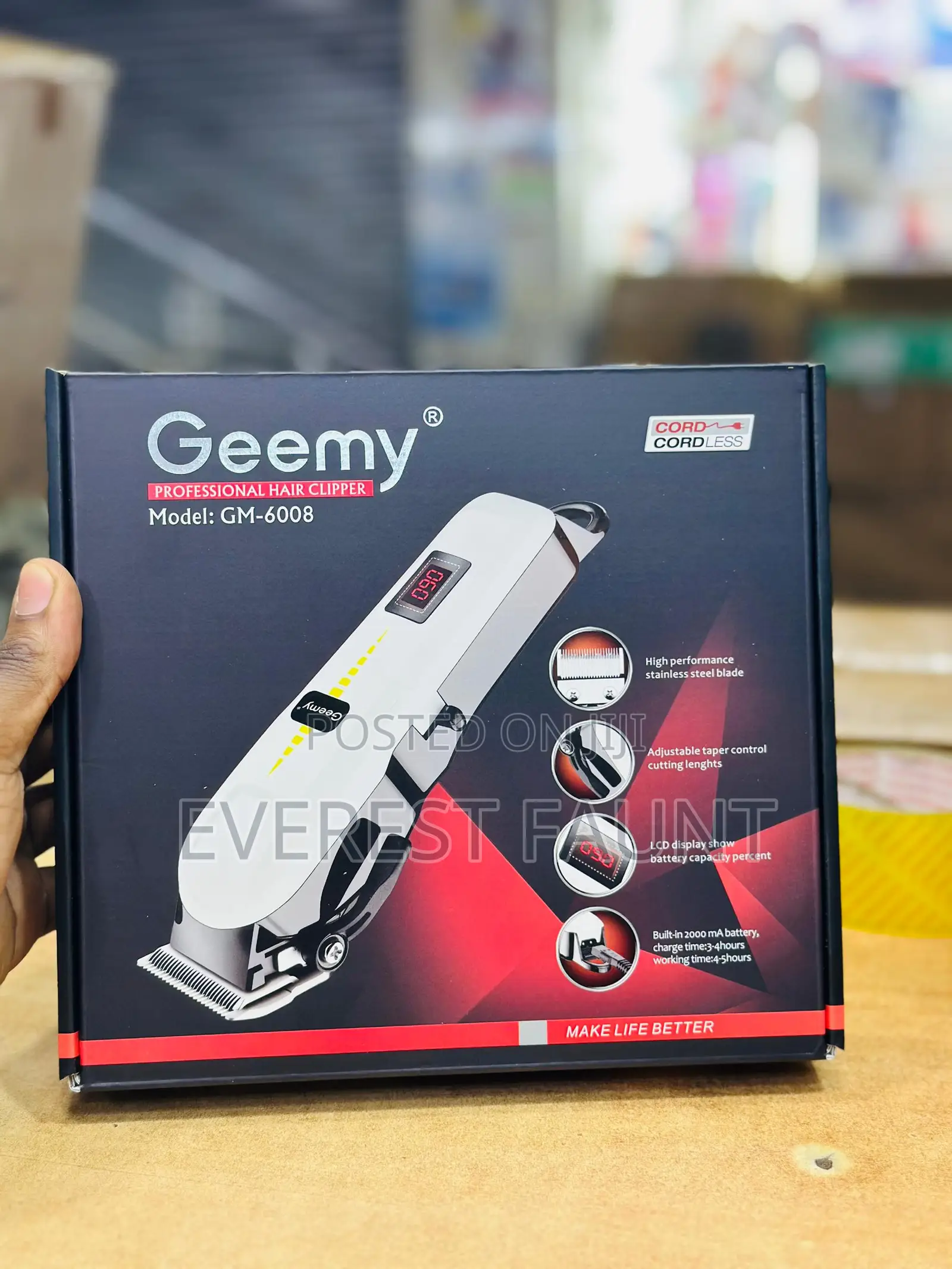 Geemy Professional Hair Clipper