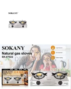 Sokany Portable Double Burner Gas Stove
