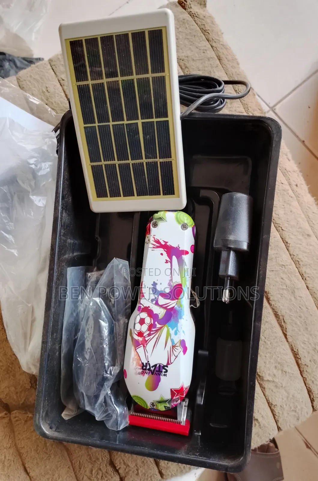 Solar Charging Hair Clipper