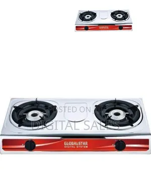 Saachi Automatic Ignition Gas Stove With 2 Burners