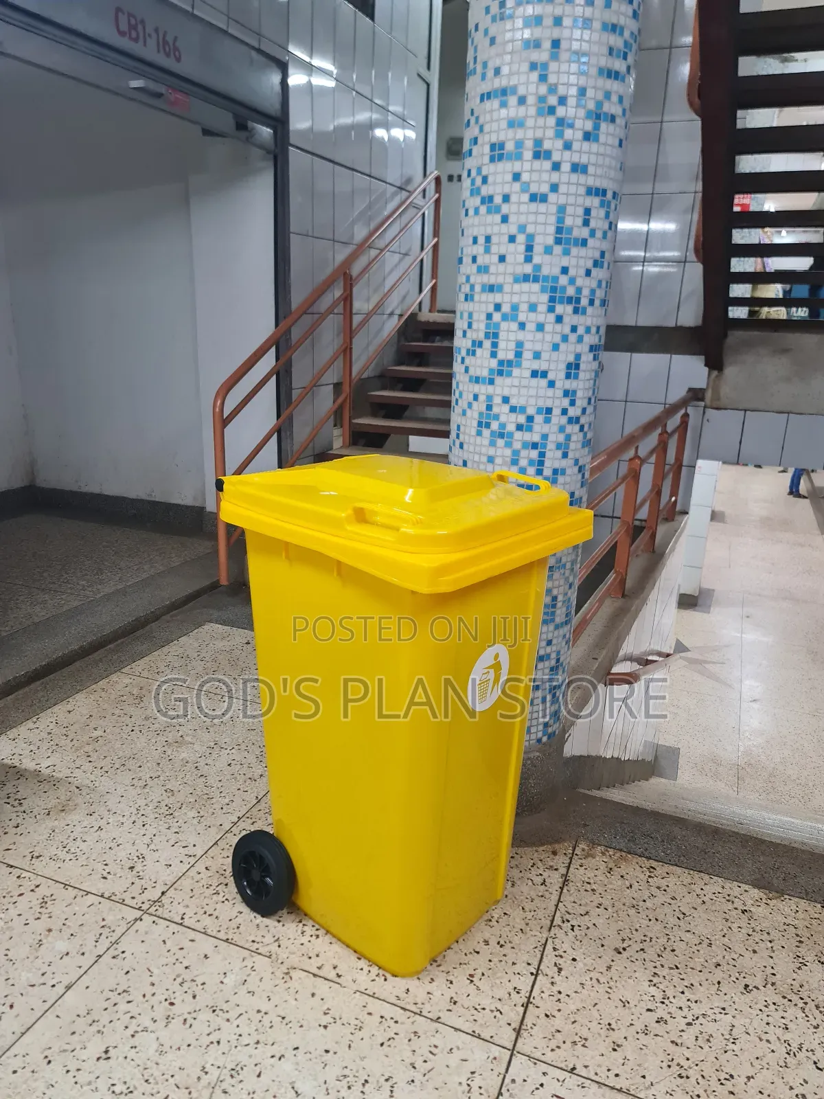 Yellow 240litres Plastic Dust Bins Yellow 240litres Plastic Dust Bins
