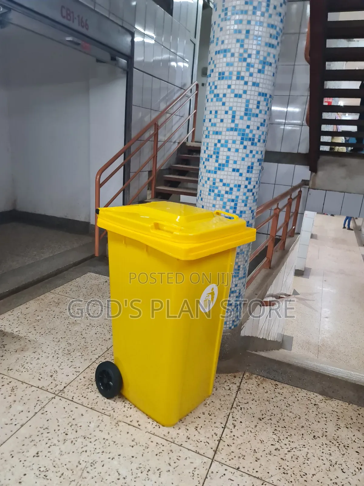 Yellow 240litres Plastic Dust Bins Yellow 240litres Plastic Dust Bins