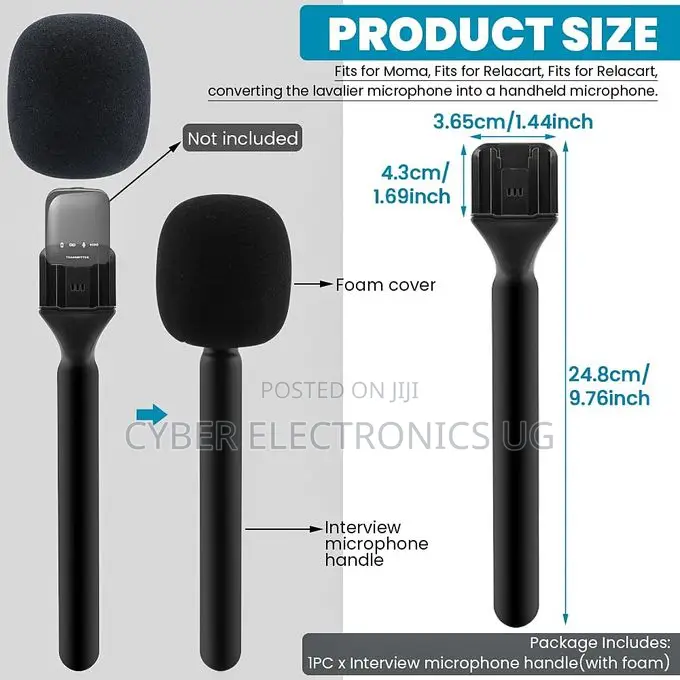 Wireless Interview Handheld Microphone Mount Adapter