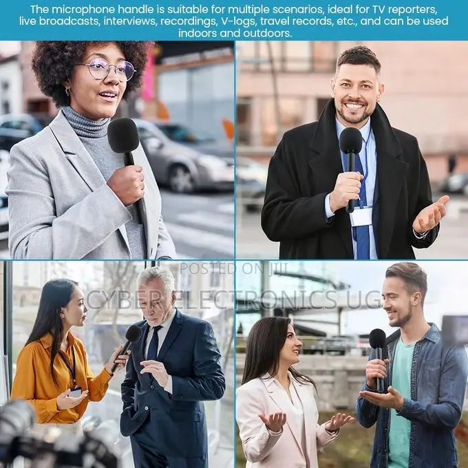 Wireless Interview Handheld Microphone Mount Adapter