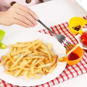 4pc Dip Clip Plate Sauce Holder