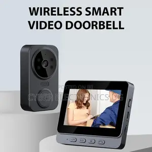 Wireless Video Doorbell Monitor Screen Camera Way Audio Night Version