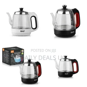 Raf Electric Glass Kettle: Fast Boiling Elegant Design - Multicolor
