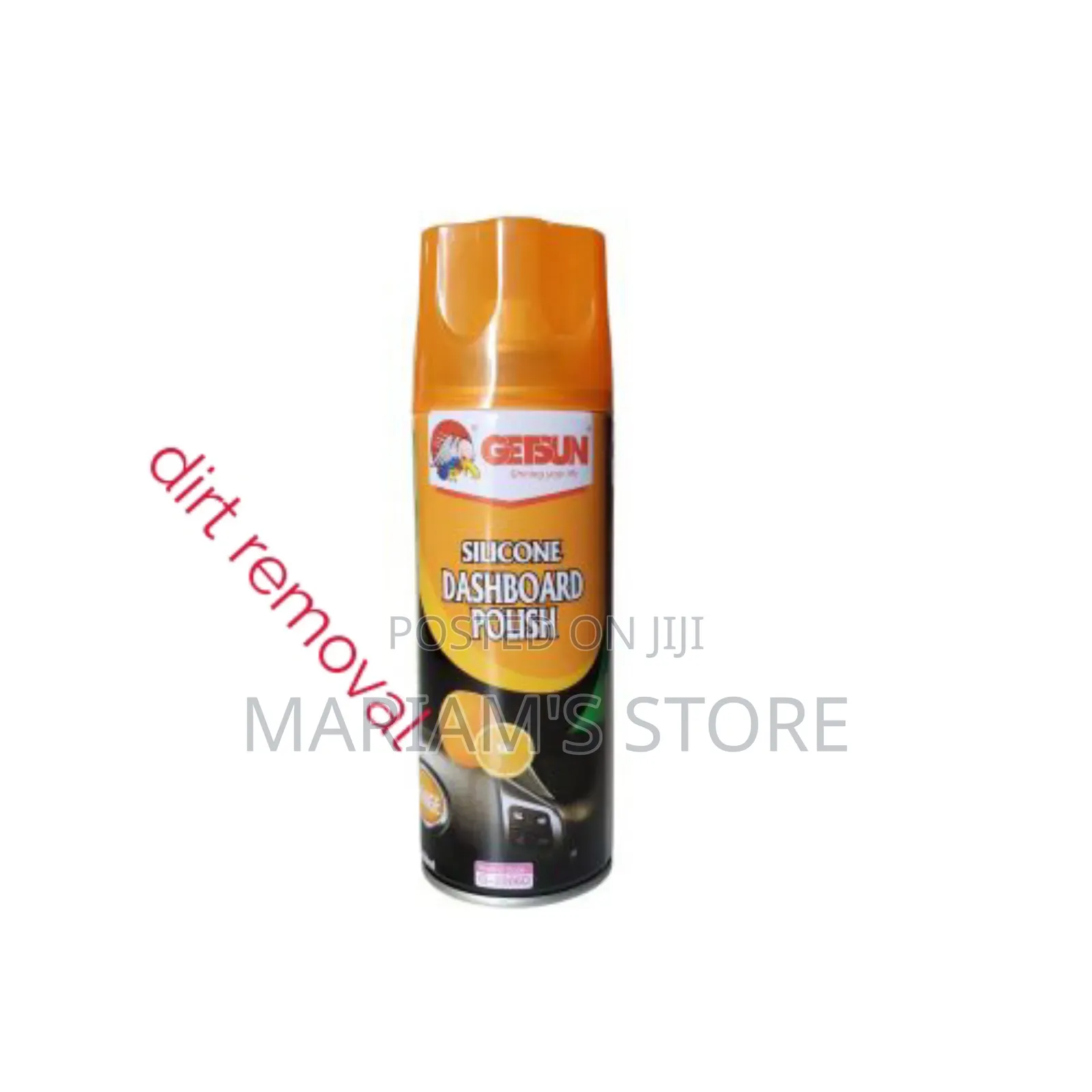 Car Silicon Dashboard Polish 450ml -Orange,Used to Remove Dirt.