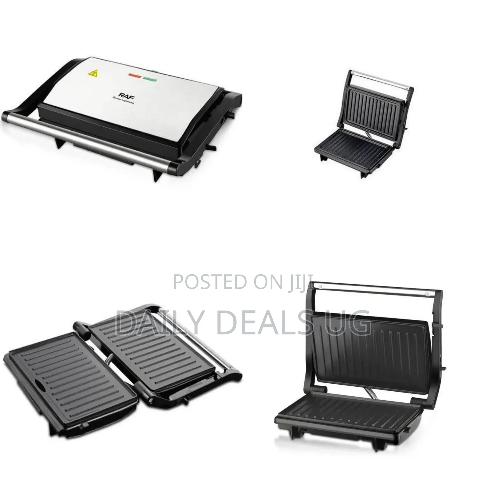 Raf Compact Grill Sandwich Press - Multicolor