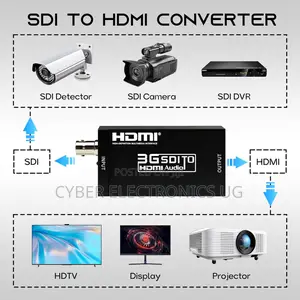 Sdi to Hdmi Converter, Full Hd 1080p Video Audio Adapter