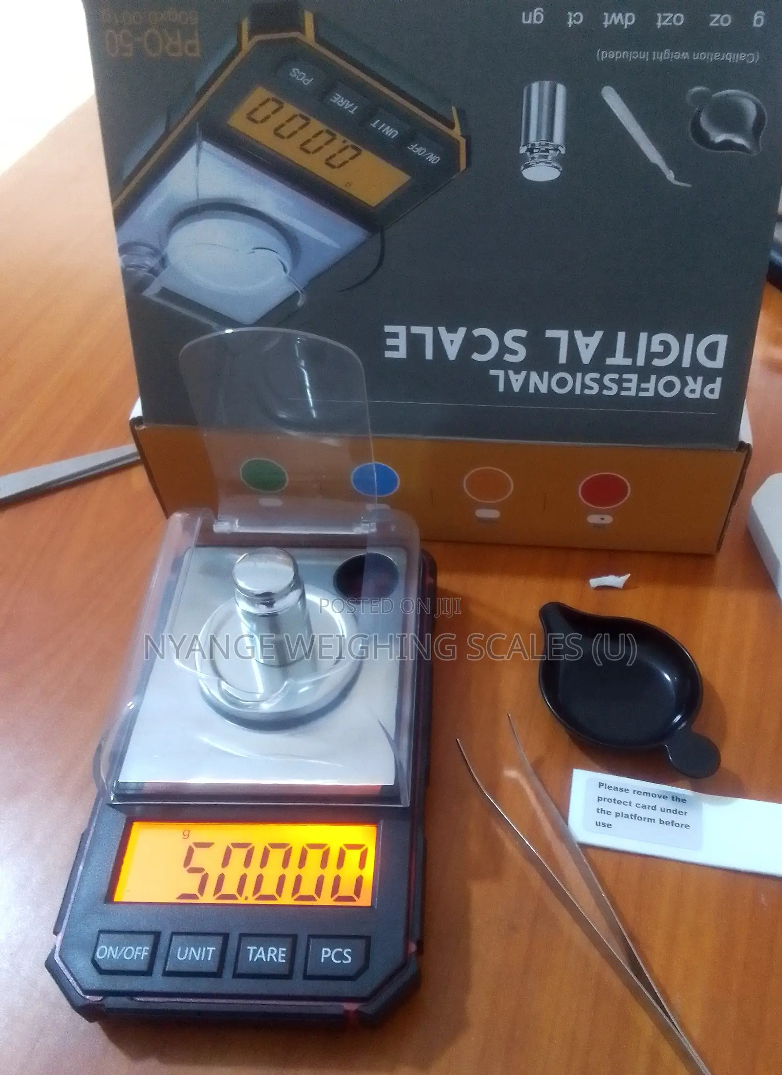 Electronic Weighing Scale Mini 50g/0.001g Weigh Pocket Weighing Scale