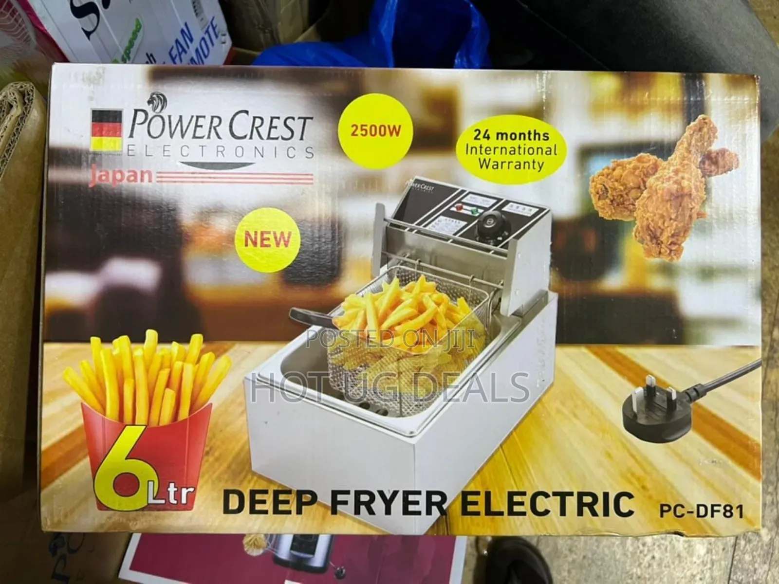 Single Commercial Deep Fryer, 6litres - Silver