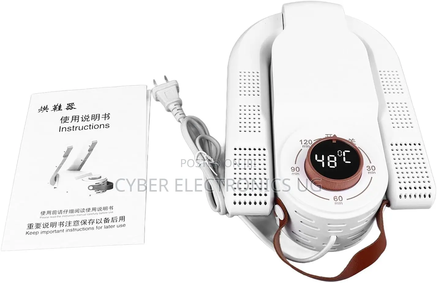 Foot Dryer Deodorizing Quiet Quick Drying Constant White Shoe Dryer
