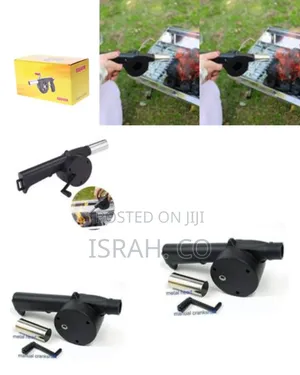 Portable Mini Hand Crank Fan Manual Air Blower for Outdoor Barbecue