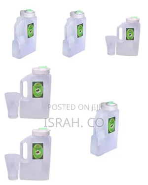 Plastic Water Fridge Bottle With 1 Glass, 1.5l - Green