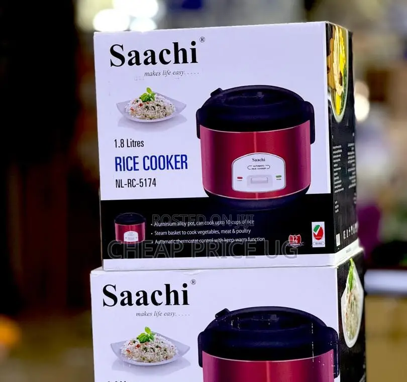 Saachi 1.8 Litre Electric Rice Cooker (Model Nl-Rc-5174-Rd).