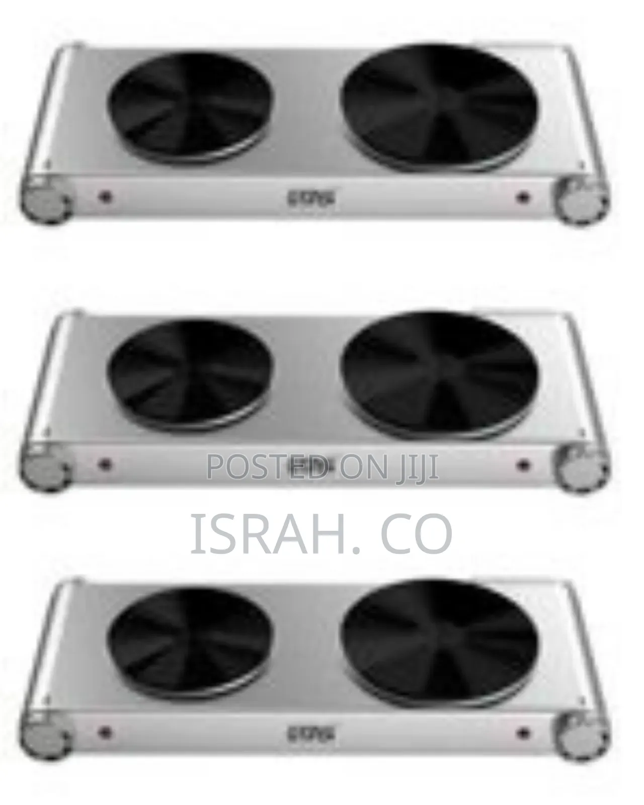 Winningstar Double Burner Heater Hot Plate With Die Cast +Ceramic .