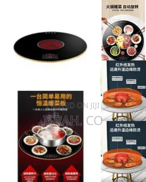 Rotatable Induction Cooker Heating Plate Round Multi-function Food.