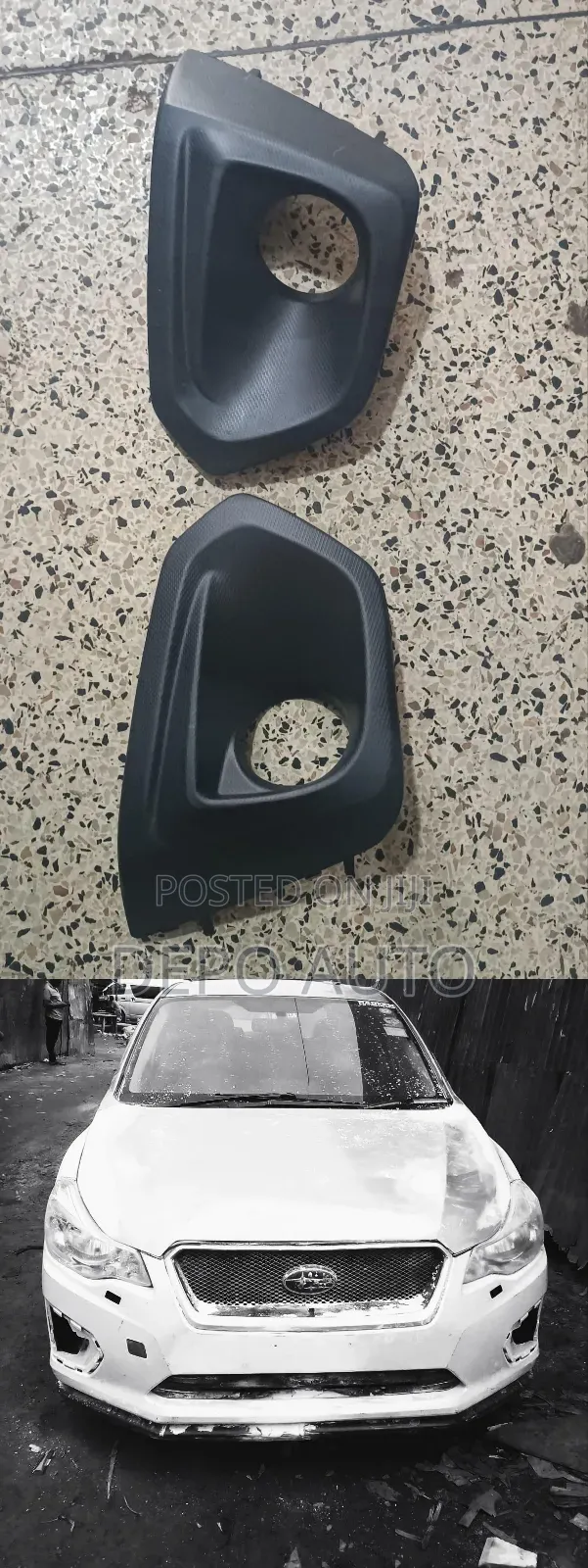 New Pair of Fog Lamp Covers Subaru Impreza