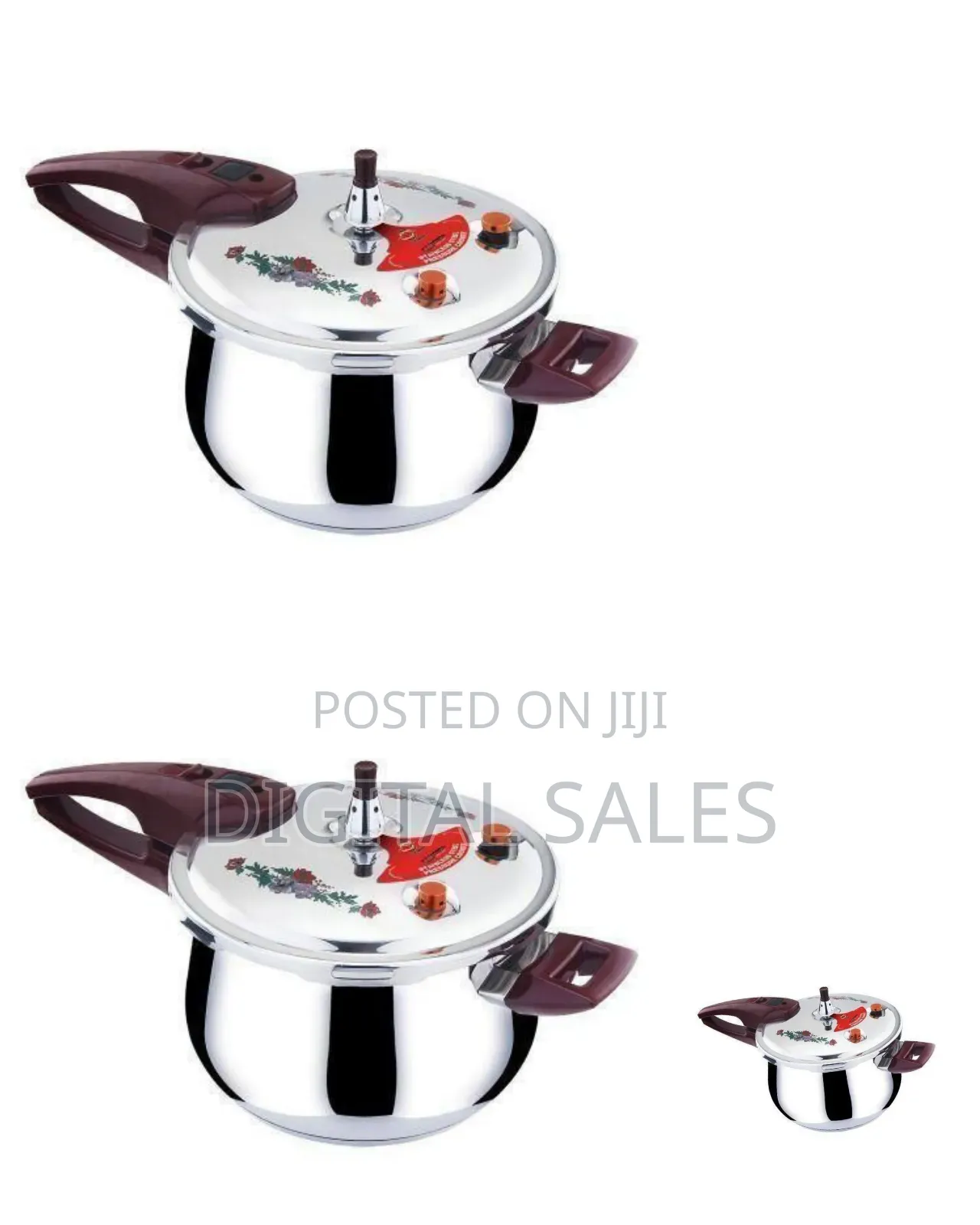 Deluxe Stainless Steel Stovetop Pressure Cooker