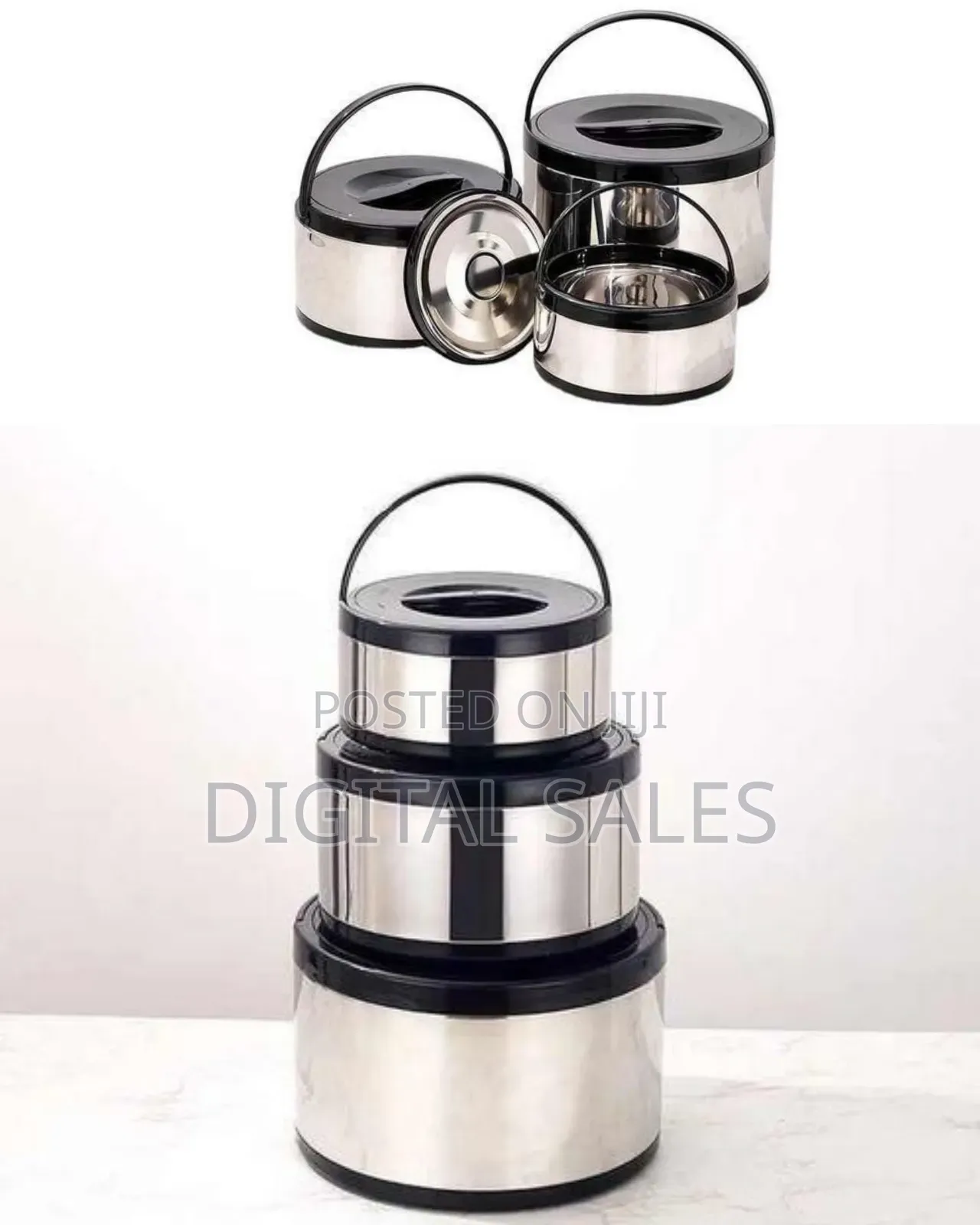Set of 3 Insulated Thermal Food Casseroles