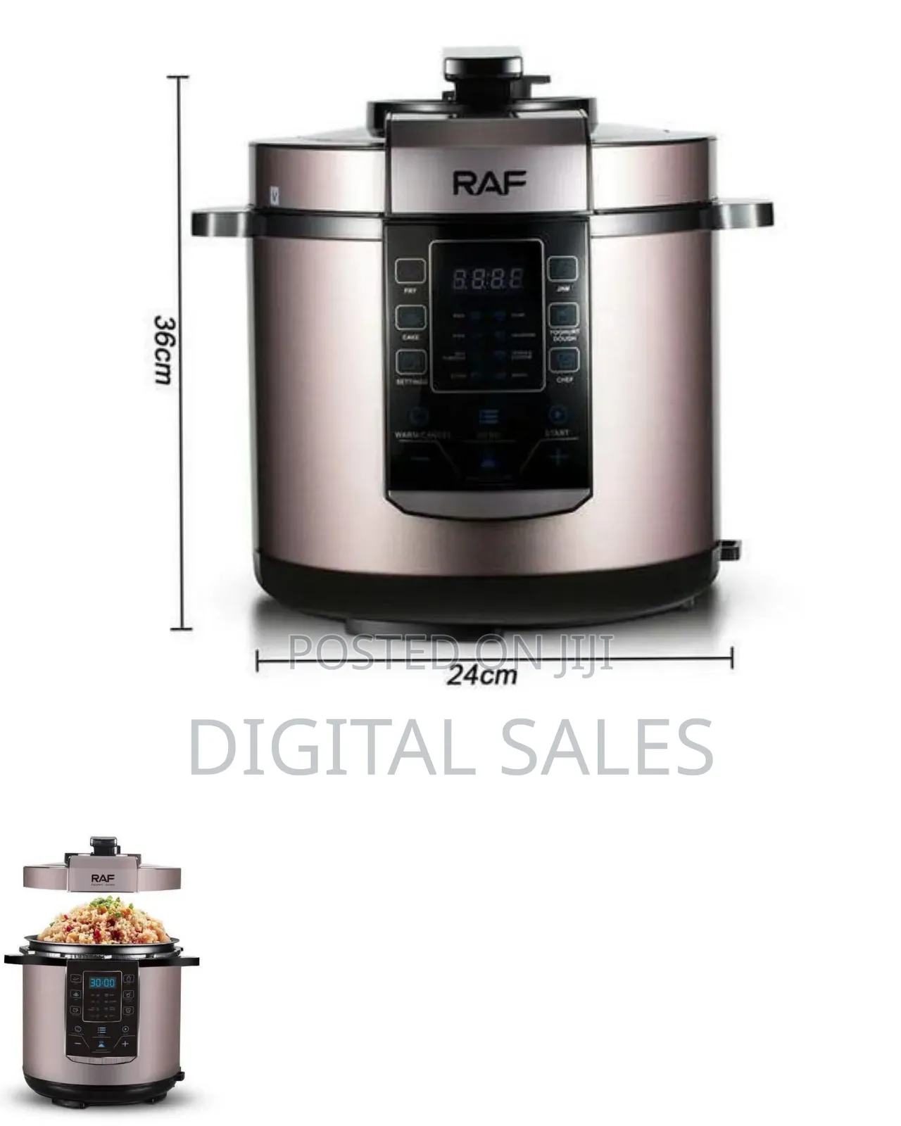 Raf Multi-Function Electric Pressure Cooker