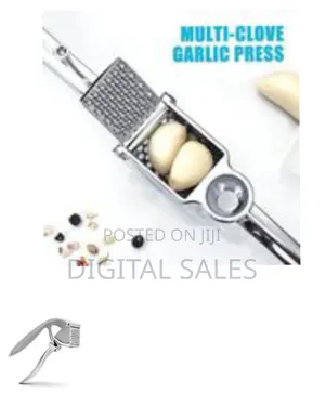 Professional Grade Ergonomic Garlic Press