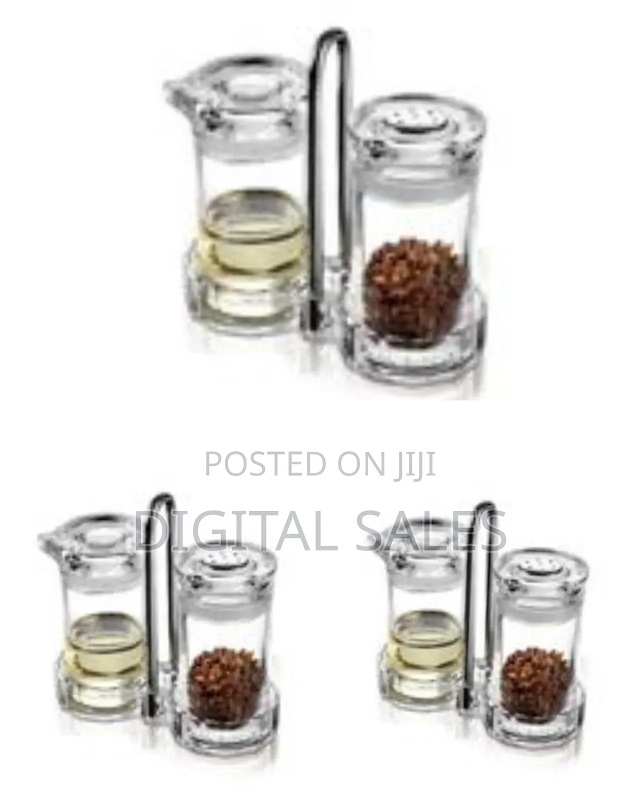 Elegant Glass Oil Spice