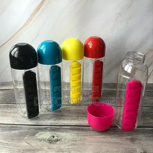 2-in-1 Daily Pill Organizer And Water Bottle