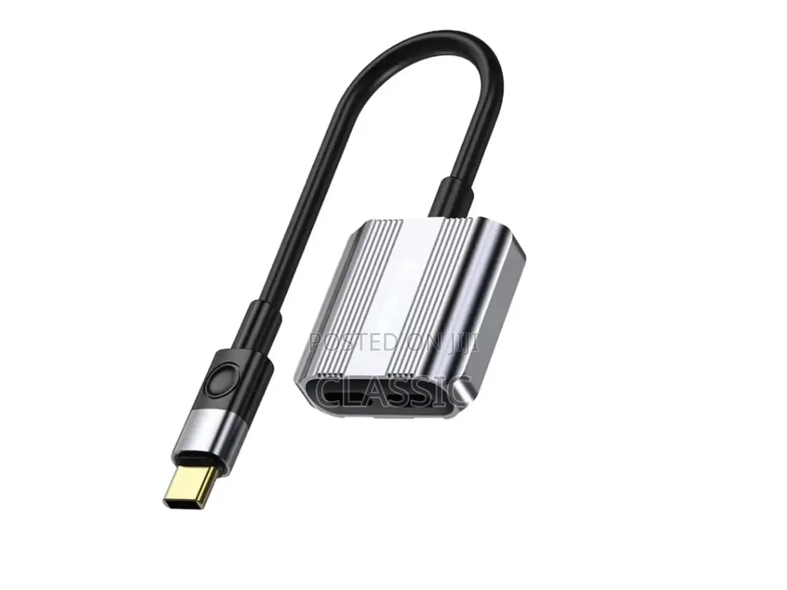 Green Lion 2-in-1 Splitter Adapter – Type-C Charging + Audio