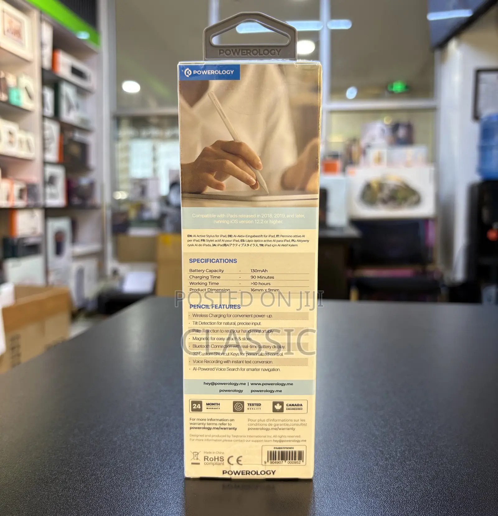 Powerology Intellio Smart Stylus (2018–2024 iPad Models)