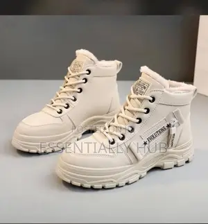 Cream Ladies Sneakers