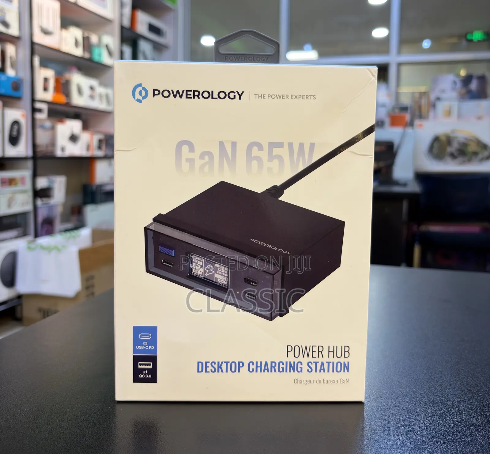 Powerology Power Hub Desktop Charging Station – 65w