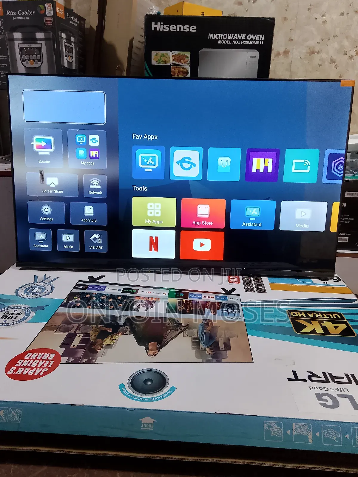 New 60" Lg Ultra Hd Android Smart Tv